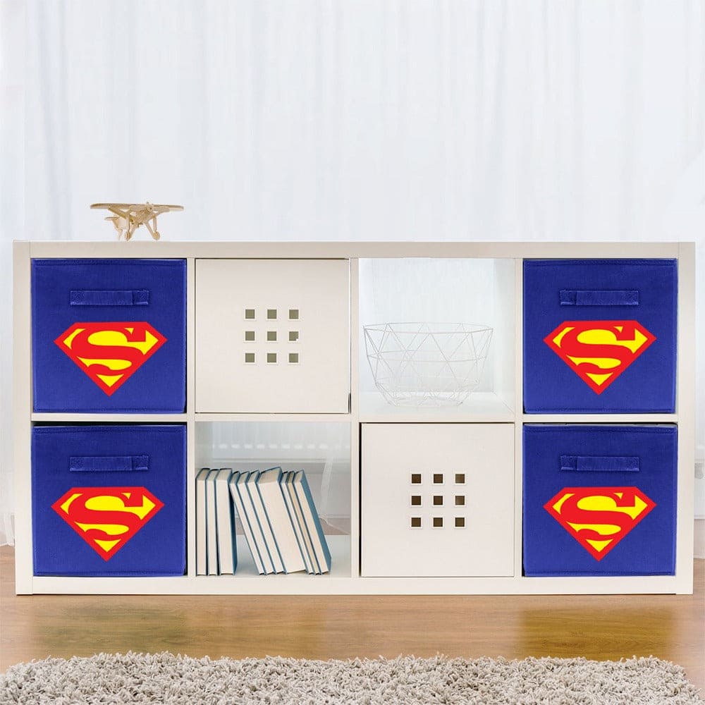 Superhero Cube Storage Box, Large Capacity Clothes Storage Box, Cute Cartoon Toys Storage Baskets, Foldable Cube Storage Organizer Superhero Cube Storage Box, Large Capacity Clothes Storage Box, Cute Cartoon Toys Storage Baskets, Foldable Cube Storage Organizer